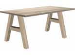 Schreibtisch MÄUSBACHER "Mio", braun (eichefarben), B:160cm H:75cm T:70cm, Tische, Schreibtisch