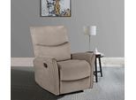 Relaxsessel HOME AFFAIRE "Chesley, TV-Sessel mit Schlaffunktion, Sessel Wohnzimmer", grau (taupe), B:81cm H:100cm T:98cm, 100% Polyesther, Sessel, Relaxsessel, mit Relaxfunktion, frei stellbar