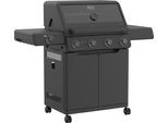 Gasgrill RÖSLE "ALLFLAME Prime 4", schwarz, B:138cm T:61,8cm, Grills, Gasgrill, 50 mbar
