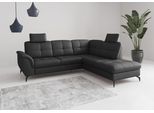 Ecksofa SIT & MORE "Zora", schwarz, T:212cm, Sofas, Ecksofa
