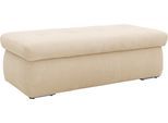 Hocker DOMO COLLECTION "NMORIC", beige (creme), B:136cm H:43cm T:64cm, 100% Polyester, Hocker, Hocker, mit Stauraumfach, auch in Cord