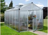 Gewächshaus VITAVIA "Zeus 11900", silber (silberfarben), B:266cm T:473cm, Gewächshäuser, Gewächshaus
