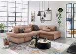 Ecksofa "SO 4100 mit komfortablen Federkern und Kopfteilverstellung", braun (braun 16), B:291cm H:80cm T:226cm, SET ONE BY MUSTERRING, Sofas, Ecksofa, wahlweise mit Bettfunktion und Sitztiefenverstellung, L-Form
