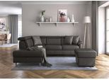 Ecksofa SIT & MORE "Freetown L-Form", grau (anthrazit), B:252cm H:84cm T:216cm, Sofas, Ecksofa, inklusive Kopfteilverstellung und komfortablem Federkern