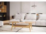 Couchtisch WOODMAN "Curved", beige (natur, natur, natur), B:130cm H:39cm T:60cm, Tische, Couchtisch, Scandi Design, Breite 130 cm, FSC-zertifiziert