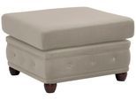 Polsterhocker HOME AFFAIRE "New Castle", beige, B:75cm H:45cm T:70cm, Samtoptik (100% Polyester);Struktur weich (100% Polyester), Hocker, Polsterhocker, passend zur "New Castle"-Serie, B/T/H: 75/70/45 cm