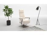 TV-Sessel SIT & MORE "Vario Comfort, inkl. Kopfteilverstellung & 360 Drehfunktion", cream, B:70cm H:124cm T:85cm, 100% Polyester, Sessel, TV-Sessel, inkl. Herz-Waage-Funktion & 3 Motoren, Höhe der Armlehnen 62cm