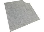 Beckenrandstein KWAD "Padang Dark", grau (anthrazit – g654), B:300cm H:3cm L:400cm, Granit, Bausteine, Beckenrandstein, Granitumrandung für verschiedene Poolgrößen