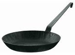 Bratpfanne RÖSLE "Schmiedeeisern 1888", schwarz, H:4,5cm Ø:28cm, Pfannen, Bratpfanne, zum scharfen Anbraten, grill- und induktionsgeeignet, Made in Germany