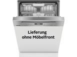 MIELE teilintegrierbarer Geschirrspüler "G7137 SCi XXL AD 125 Edition", Energieeffizienz: B, silber (cleansteel front), B:59,8cm H:84,5cm T:57cm, Geschirrspüler, teilintegrierbarer Geschirrspüler