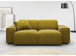 2-Sitzer HOME AFFAIRE "Glimminge auch in Breitcord + Feincord + Easy care-Bezug", grün (pistazie), B:194cm H:71cm T:101cm, 95% Polyester, 5% Nylon, Sofas, 2-Sitzer, besondere Kedernähte,, Zierkissen