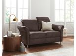 2-Sitzer SIT & MORE "Darwin", braun (mocca), B:159cm T:96cm, Sofas, 2-Sitzer, inklusive Federkern, wahlweise mit Kopfteilverstellung