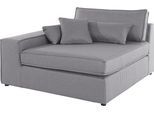 Sofaelement OTTO HOME "Enid", grau (hellgrau), B:128cm H:75cm T:130cm, Baumwollmix (60% Baumwolle/40% Leinen);Struktur fein (100% Polyester);Samtoptik (100% Polyester);Samtvelours (100% Polyester);Struktur (100% Polyester);Struktur recycelt (100% recyceltes Polyester), Polsterelemente, Sofaelement, als Teil eines Modulsofas, fester Sitzkomfort
