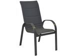 Gartensessel MERXX "Amalfi", grau (graphit, anthrazit), B:57cm H:105cm T:77cm, Sessel, Gartensessel, Topseller