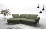 Ecksofa SIT & MORE "Dance, L-Form, inkl. Sitztiefenverstellung", grün (olive), B:313cm H:91cm T:208cm, 95%Polyester 5%Polyamid, Sofas, Ecksofa, inkl. Click&Seat, optional mit Kopfteilverstellung