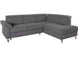 Ecksofa SIT & MORE "Arngast L-Form", grau, B:245cm H:84cm T:194cm, Sofas, Ecksofa, inklusive Kopfteilverstellung und Federkern