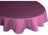 Tischdecke WIRTH "NEWBURY" Gr. 2, lila (beere), B:130cm L:190cm, Baumwolle, Polyester, Tischdecken, Tischdecke, oval