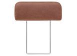 Kopfstütze HOME AFFAIRE "Palmera, B: 50 cm", braun (haselnuss), B:50cm H:25cm T:10cm, 100% Polyester;Struktur (100% Polyester);Luxus-Microfaser in Lederoptik (100% Polyester), Polsterauflagen, Kopfstütze, Set: 2 Stück, passend zur Serie