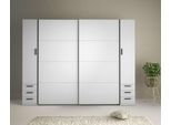 Kleiderschrank HOME AFFAIRE "Antioch, FSC-zertifiziert, mit Dreh-UND Schiebetüren", weiß, B:270cm H:207cm T:61,4cm, FSC-zertifizierter Holzwerkstoff, Schränke, Kleiderschrank, mit oder ohne Spiegel und Schubladen - YOUR Choice