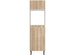 Backofen/Kühlumbauschrank OPTIFIT "Klara", braun (wildeiche), B:60cm H:211,8cm T:58,4cm, Holzwerkstoff, Schränke, Backofen/Kühlumbauschrank, Breite 60 cm