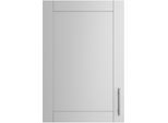 Hängeschrank KOCHSTATION "KS-Ahus", grau (hellgrau matt, wildeiche nachbildung), B:60cm H:89,6cm T:34,9cm, Schränke, Hängeschrank, Breite 60 cm