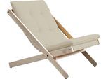 Klappstuhl KARUP DESIGN "Boogie", beige (beige, natur), Stühle, Klappstuhl, Bezugsqualität 1