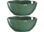 Schale LEONARDO "MATERA", grün, B:24cm H:10cm T:24cm Ø:24cm, Keramik, Schüsseln, Schale, Ø 23,5 cm