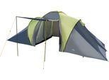Tunnelzelt EXPLORER "Sierra 6", grün (grün, grau), Zelte, B/H/L: 210cm x 180cm x 520cm, Tunnelzelt, B:210cm H:180cm L:520cm