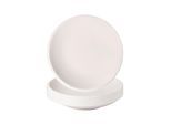Schale VILLEROY & BOCH "Schalen flach NewMoon ø 25 cm 6er Set weiß", weiß, L:25cm, Schüsseln, Schale