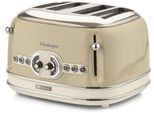ARIETE Toaster "Vintage", beige (natur), B:31,9cm H:28,9cm T:20,5cm, Toaster, Toaster