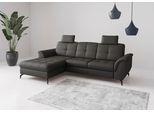 Ecksofa SIT & MORE "Zora", anthrazit, B:262cm H:92cm T:164cm, Sofas, Ecksofa