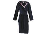 Unisex-Bademantel CARL ROSS "481310" Gr. M, blau (night blau), M, Velours, Hausmäntel, Unisex-Bademantel, Midilänge