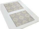 Platzset ADAM "Romantic Puligny Light" Gr. 1, grau (hellgrau), B:30cm L:40cm, Obermaterial: 100% Baumwolle, Platzsets, Platzset