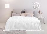 Tagesdecke OTTO HOME "Mira", weiß, B:150cm L:250cm, Baumwolle, Tagesdecken, Tagesdecke, leichte Tagesdecke aus 100% Baumwolle, uni Überwurf, ohne Füllung