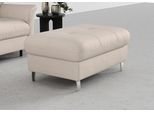 Hocker SIT & MORE "Marano", beige (creme), B:102cm H:43cm T:67cm, 100% Polyester, Hocker, Hocker, mit Stauraum