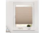 Wabenplissee LICHTBLICK ORIGINAL "Thermo-Plissee Klemmfix ohne Bohren, Verdunkelung, verspannt" Gr. 13, beige (creme, weiß, weiß), B:60cm H:210cm, Plissees, Wabenplissee, energiesparend, Thermo-beschichtet