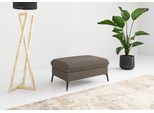 Polsterhocker SIT & MORE "Emely", braun (schlamm), B:104cm H:47cm T:69cm, 100% Polyester, Hocker, Polsterhocker, mit praktischen Stauraum