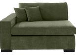 Sofaelement HOME AFFAIRE "Skara XXL", grün, B:140cm H:86cm T:130cm, 100% Polyester, Polsterelemente, Sofaelement, Modul XXL - zum eigenen Zusammenstellen, Armlehne links/rechts wählbar