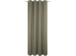 Vorhang WIRTH "Umea" Gr. 3, grau (dunkelgrau), B:132cm H:225cm, Jacquard, Polyester, Gardinen, Vorhang