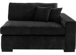 Sofaelement HOME AFFAIRE "Skara XXL", grau (anthrazit), B:140cm H:86cm T:130cm, 100% Polyester, Polsterelemente, Sofaelement, Modul XXL - zum eigenen Zusammenstellen, Armlehne links/rechts wählbar