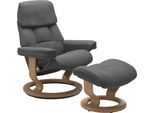 Relaxsessel STRESSLESS "Ruby", grau (grau batick), B:79cm H:98cm T:76cm, Leder PALOMA: Paloma ist ein durchgefärbtes Semianilin-Möbelleder mit natürlicher Narbung. Es wurde mit einer leichten Oberflächenbehandlung versehen, um es beständiger zu machen. Paloma ist weich im Griff und hat eine warme Ausstrahlung. Es ist atmungsaktiv und feuchtigkeitsabsorbierend. Paloma wird besonders von all jenen g
