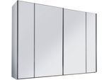Schwebetürenschrank STAUD "Sonett 100 G, Made in Germany", weiß, B:270cm H:240cm T:68cm, Holzwerkstoff, Schränke, Schwebetürenschrank, mit vier verschiedenen Ausstattungsvarianten