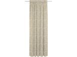 Vorhang ADAM "Flower Cuvée Light" Gr. 5, beige, B:142cm H:255cm, Jacquard, Baumwolle, Gardinen, Vorhang, aus 100% Bio-Baumwolle