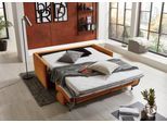 Schlafsofa "Limone", orange (safran, orange), B:178cm H:82cm T:93cm, ATLANTIC HOME COLLECTION, Sofas, Schlafsofa, für Dauerschläfer geeignet inklusive hochwertige Matratze