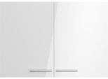 Hängeschrank OPTIFIT "Klara", weiß (weiß lackiert, weiß), B:100cm H:70,4cm T:34,9cm, Holzwerkstoff, Schränke, Hängeschrank, Breite 100 cm