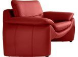 Sessel PLACES OF STYLE "Luna", rot, B:110cm H:80cm T:88cm, NaturLEDER (echtes Rindsleder), Sessel, Sessel, in einzigartiger Optik
