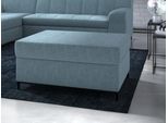 Polsterhocker HOME AFFAIRE "Balme", blau (petrol), B:85cm H:40cm T:61cm, 95% Polyester, 5% Nylon, Hocker, Polsterhocker, passend zur Serie "Balme"