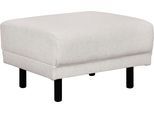 Polsterhocker HOME AFFAIRE "AGNIA B/T/H: 70/64/43 cm", beige (creme), B:70cm H:43cm T:64cm, 100% Polyester, Hocker, Polsterhocker, passend zur Serie, auch in Cord und Bouclé