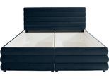 Polsterbett "Maylis", blau, B:192cm L:211cm, 100% Polyester, LEGER HOME BY LENA GERCKE, Betten, Polsterbett, wahlweise mit und ohne Matratze und Lattenrost, auch in 200cm Breite