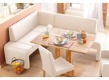 Eckbank HOME AFFAIRE "Bologna", beige (beige (montana 1793)), B:200cm H:84cm T:160cm, Sitzbänke, Eckbank, in 2 Größen (langer Schenkel 180 oder 200 cm), verschiedene Qualitäten